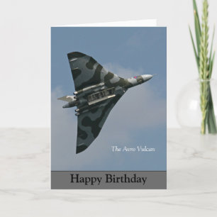 Carte Le Vulcan Avro Joyeux anniversaire
