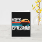 Carte Le Week-End Prévision Pontooning Avec Une Chance D (Fleur jaune)