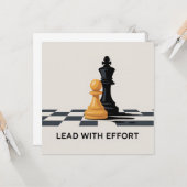 Carte Lead With Effort (Devant/Arrière en situation)