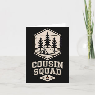 Carte Leader Cousin Squad 2026 Réunion de Camp Crew Vibe