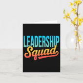 Carte Leadership Équipe Chef Motivation de gestion (Fleur jaune)