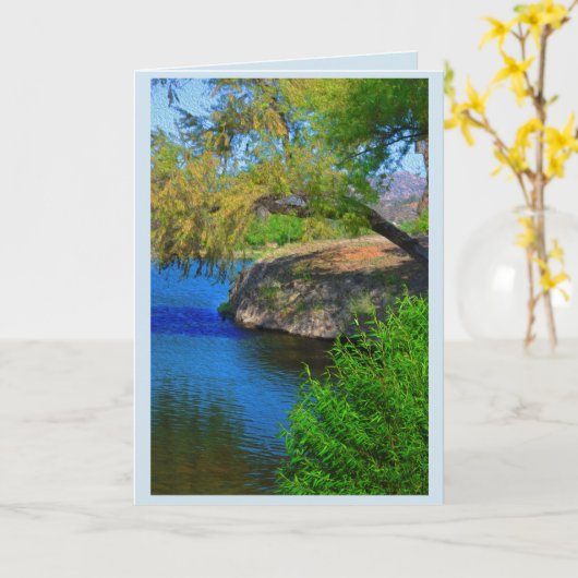 Carte Leantree 5 x 7 (Fleur jaune)