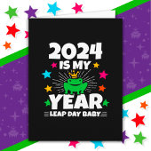 Carte Leap Day Leapling 2024 Est Mon Année Février 29 An