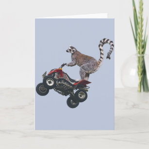Carte Leaping Lemur Card