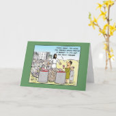 Carte L'eau dans le vin Anniversaire (Fleur jaune)