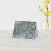 Carte L'eau Lillies (Fleur jaune)