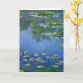 Carte L'eau Lillies de Monet (Fleur jaune)
