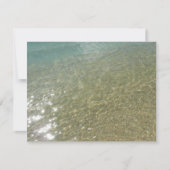 Carte L'eau sur la plage I Photographie Abstraite de la (Devant)