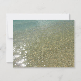 Carte L'eau sur la plage I Photographie Abstraite de la 