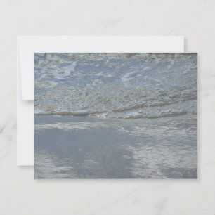 Carte L'eau sur la plage Photographie Abstraite