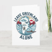 Carte Leave Greenland Alone (Devant)