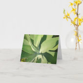 Carte Leaves & shadows (Fleur jaune)