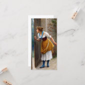 Carte L'Eavesdropper (par Eugene de Blaas) (Devant/Arrière en situation)