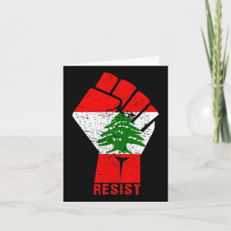 Carte Lebynon résiste à la première manifestation de la 