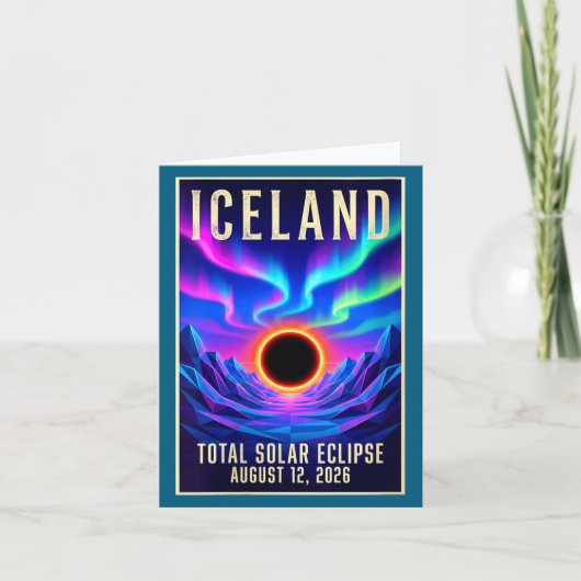 Carte L'éclipse solaire de l'art des femmes 2026 Totalit (Devant)