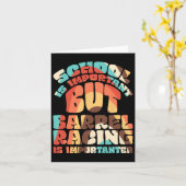 Carte L'École Est Importante, Mais La Course Rrel Est Im (Fleur jaune)