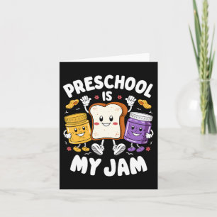 Carte L'école maternelle est ma confiture Enseignant de