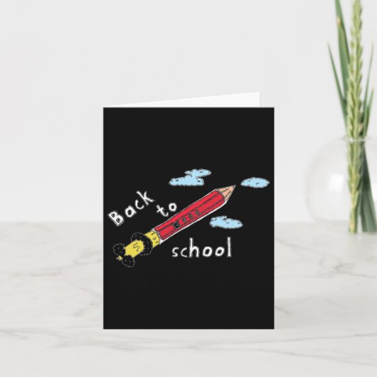 Carte L'école recommence (Devant)