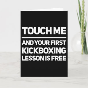 Carte Leçon de kickboxing Funny Touch Me est gratuite Ki
