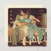 Carte Leçon de musique par Lord Frederic Leighton (Devant / Derrière)