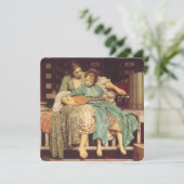 Carte Leçon de musique par Lord Frederic Leighton (Debout devant)