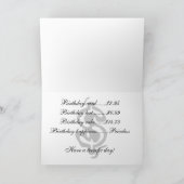 Carte L'économie d'anniversaire inestimable (Intérieur)