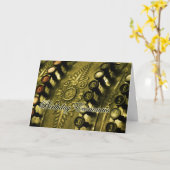 Carte L'économie d'anniversaire inestimable (Fleur jaune)