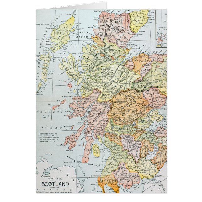 CARTE : L'ECOSSE (Devant)