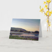 Carte L'Ecosse mignonne -- Position écossaise de loch (Fleur jaune)