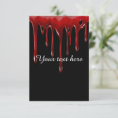 Carte Lecteurs de sang tombés Noir (Debout devant)