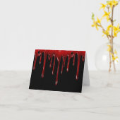 Carte Lecteurs de sang tombés Noir (Fleur jaune)