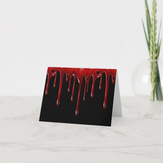Carte Lecteurs de sang tombés Noir (Devant)