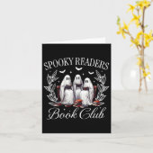 Carte Lecteurs éffrayants Book Club Funny Ghost Enseigna (Fleur jaune)