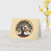 Carte Lecture de la fée dans un chêne (Fleur jaune)