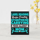 Carte Lecture d'étiquette Recette Création Épinéphrine N (Fleur jaune)