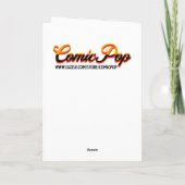 Carte Lecture douce Lady avec café et chat (Dos)