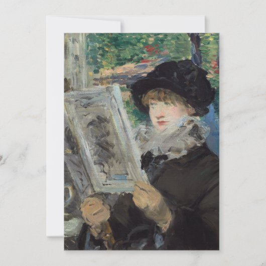 Carte Lecture | Édouard Manet (Devant)