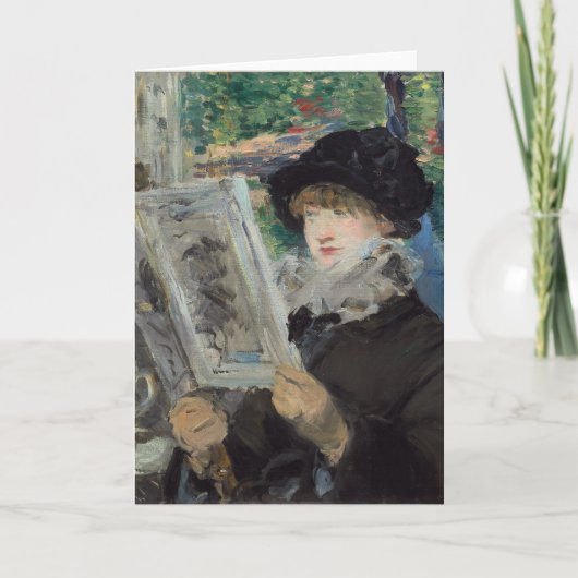Carte Lecture | Édouard Manet (Devant)