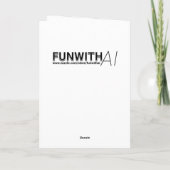 Carte Lecture et nature thème Fille's Birthday (Dos)