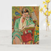 Carte Lecture | George Leslie Hunter (Fleur jaune)