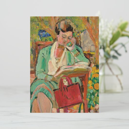 Carte Lecture | George Leslie Hunter (Debout devant)