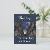 Carte Lecture, l'aventure continue (Debout devant)
