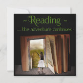 Carte Lecture, l'aventure continue (Devant)