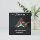 Carte Lecture, l'aventure continue (Debout devant)