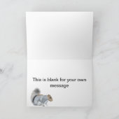 Carte L'écureuil à la campagne (Intérieur)