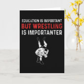 Carte L'Éducation Est Importante, Mais La Lutte Est (Fleur jaune)