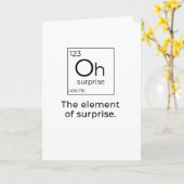 Carte L'effet de surprise ! Masquez à l'intérieur ! (Fleur jaune)