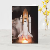 Carte L'effort de navette spatiale enlève (Fleur jaune)