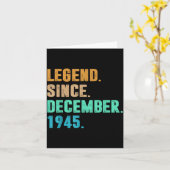 Carte Legend Since December 1945 Birth Of Birthday 1945 (Fleur jaune)