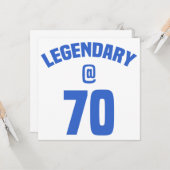 Carte Légendaire 70e anniversaire (Devant/Arrière en situation)